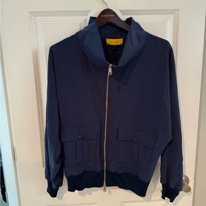 NWT St. John navy marine color jacket with pockets p size. $595
